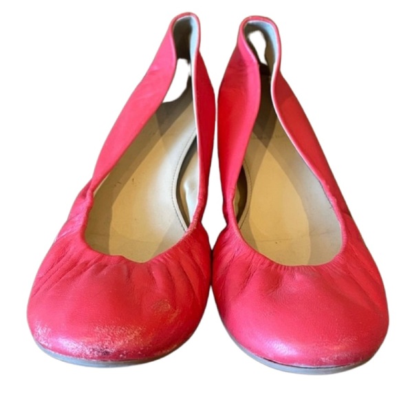 J. Crew Coral Flats Size 10